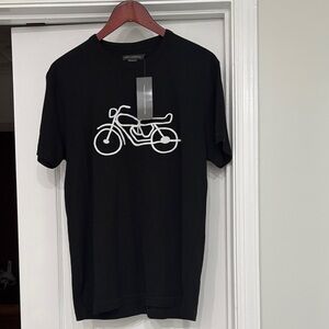 French Connection - Motorcycle
Logo - Black T-Shirt - Mens Medium